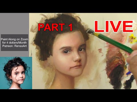 Acrylic Portrait - Part 1