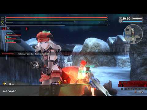 God Eater Resurrection Rank 07 Story Mission 55 Angels in a Refuge Playthrough