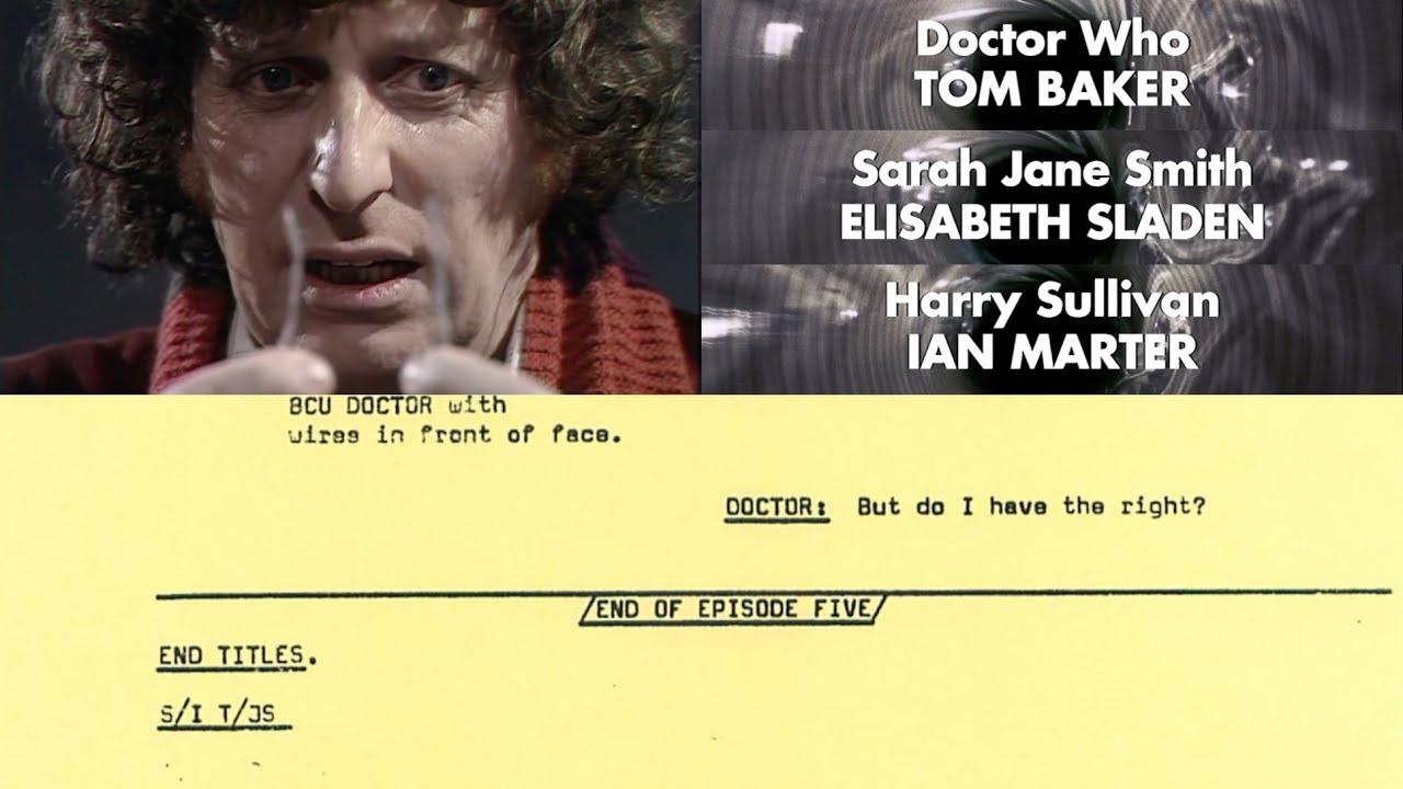 Doctor Who: Genesis of the Daleks - original Part 5 closing reconstruction