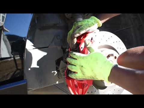 Type R FK8 Front brembo brake pads replacement