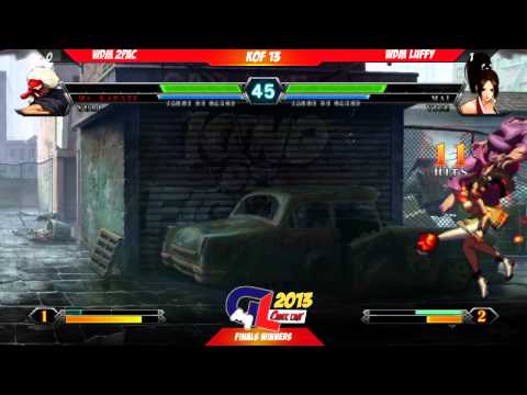 WDM MCZ Will2pac vs WDM MCZ Luffy Finale Winner KOF13 Japan Expo 2013