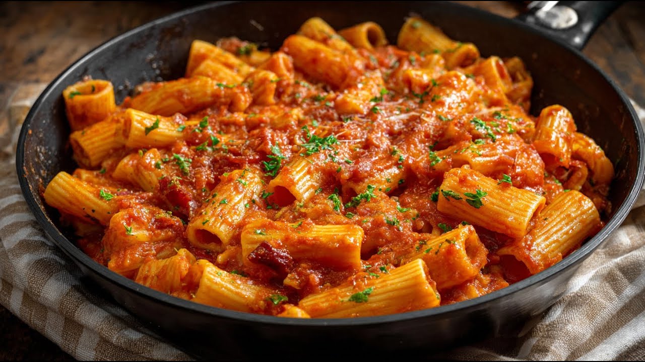 Amatriciana Just Like My Italian Mom Used To Make It! Easy & Delicious Pasta Recipe! by Ricette Perfette β recipe photo