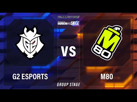 G2 Esports vs M80 // Rainbow Six: Siege at Gamers8 // Day 1