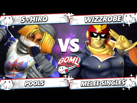 GOML 2025 - S+Hiro (Sheik) Vs. Wizzrobe (Captain Falcon) Smash Melee - SSBM