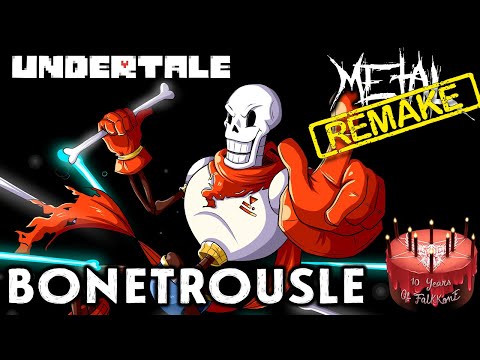 [Anniversary] RE: Undertale - Bonetrousle 【Intense Symphonic Metal Cover】