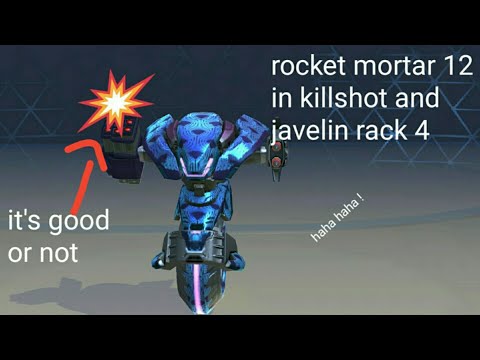 rocket mortar 12 and javelin rack 4 to testing