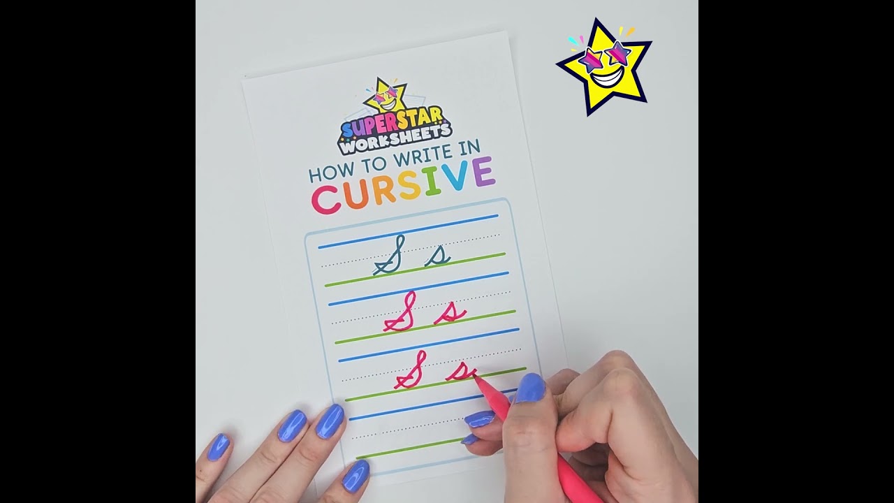 How to Write Cursive Letter S