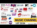AIRTEL DTH MUSIC CHANNEL LIST 2026 MUSIC CHANNEL LIST WITH CHANNEL NUMBER IN AIRTEL DIGITAL TV