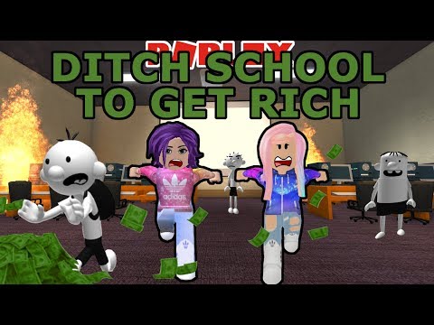 Roblox: Ditch School to Get Rich 💵 / Adventure Parkour Obby / All Levels Video