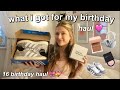 WHAT I GOT FOR MY BIRTHDAY *16th birthday haul🎀💝