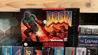 Doom SNES Limited Run unboxing and gameplay. 