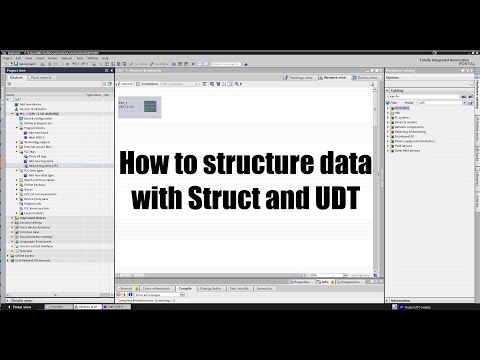 STRUCT and UDT - Structuring data in TIA Portal. How to use User-Defined Types with S7-1200/S7-1500