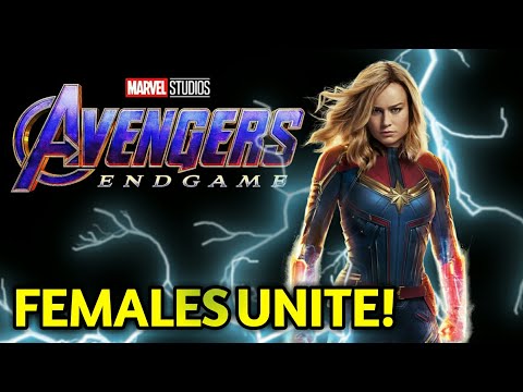 ALL THE FEMALE AVENGERS UNITE IN AVENGERS ENDGAME FULL CLIP 4K