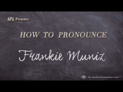 How to Pronounce Frankie Muniz (Real Life Examples!)