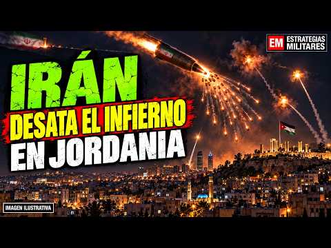 🚨 NOTICIAS IRÁN ATACA CON MISILES DE RACIMO JORDANIA Y DESATA EL INFIERNO