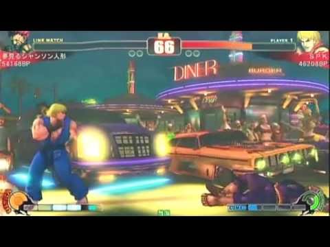 SF4:Shao (Bl),Chanson (Go),Ujiki (Ba)  vs Shimajiro (Go),Strawberry-chan☆ (Bi),SPK (Ke) - NSB 12