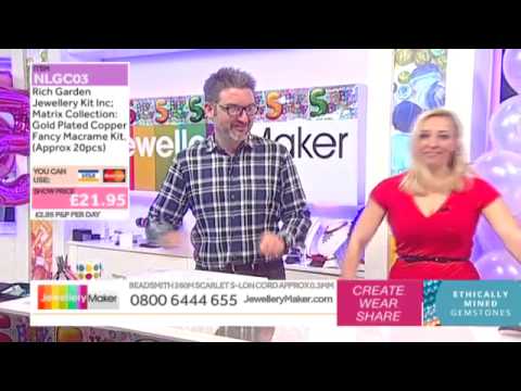 Jewellery Making Paracord Tutorial DVD Launch: JewelleryMaker LIVE 5/05/2015