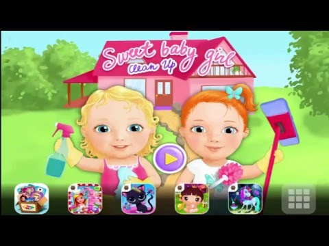 Sweet Baby Girl Clean Up "TutoTOONS Kids Games Educational Education" Android Gameplay Video - YouTube