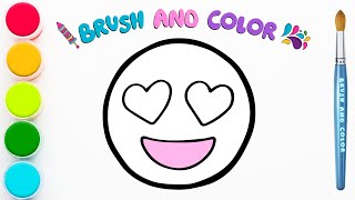 How to Draw a Smiley Face | Step by Step