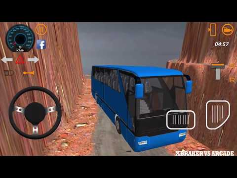 Bus Hill Climbing Simulator 2019 | Offroad BLUE Bus Driving in Mountain Road - Android GamePlay HD