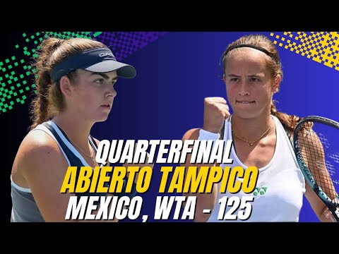 WTA 125 Full Match: Hanne Vanderwinkel vs Marina Stakusic | Quarterfinal | Abierto Tampico - Mexico