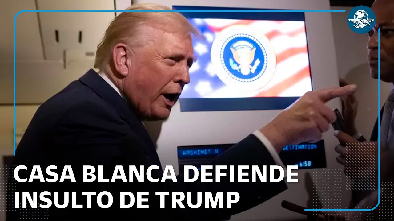 Casa Blanca justifica reacción de Donald Trump al llamar “cerda” a periodista