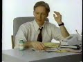 1990 Excedrin The Headache Medicine Now Later TV Commercial