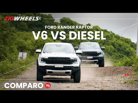 Ford Ranger Raptor 3.0 V6 vs 2.0 Diesel Comparo | Zigwheels.Ph