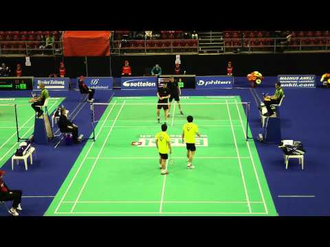 swiss open 2011 Quater Final Jae Sung Jung Yong Dae Lee vs Ingo Kindervater Johannes Schoettler Swiss Open 20111