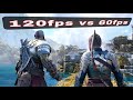God of War Ragnarök - 120fps Vs 60fps Gameplay (PS5)