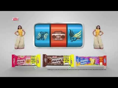 PARLE HAPPY HAPPY METALLIC TATTOO OFFER