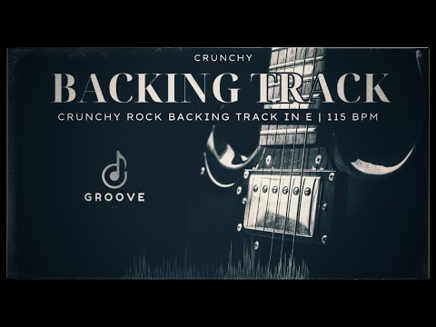 Crunch Backing Track in E | 115 BPM Backing Track for Guitar Rock