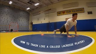 How to train like a COLLEGE LACROSSE GOALIE!