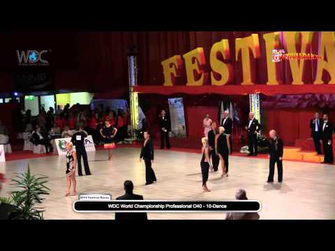 2014 FestivalDanza  Saturday WDC World Championships Over 40 -10 Dance - Latin Section