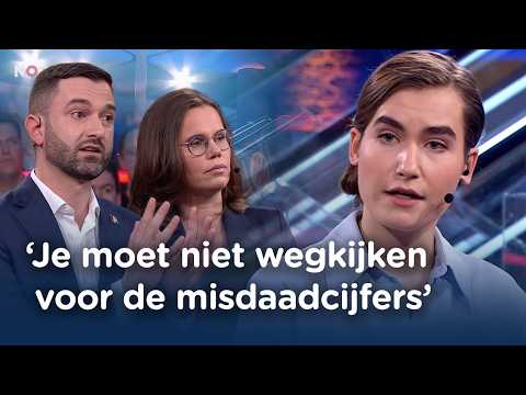 NOS Slotdebat: Lidewij de Vos (FVD) vs Bikker (CU) & Van Baarle (DENK) over polarisatie in Nederland