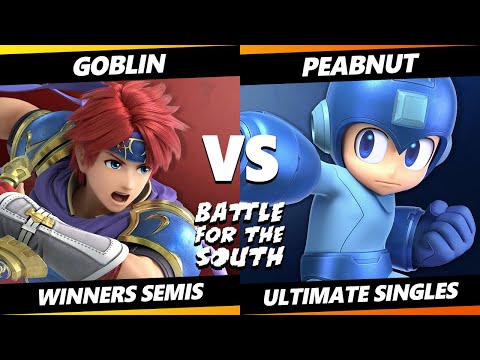 Battle for the South Top 8 - Peabnut (Mega Man) Vs. Goblin (Roy) Smash Ultimate - SSBU