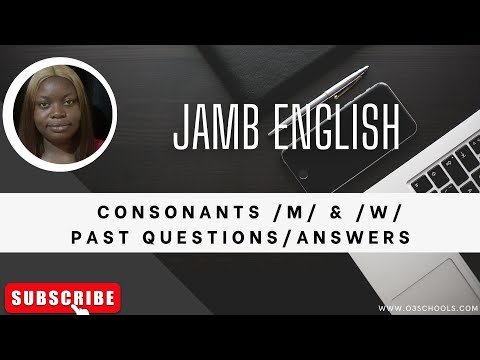 JAMB English 2025 EP 25 - Consonants /m/ and /w/ + Likely Exam Questions & Solutions