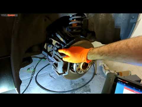 2011-2017 BMW X3 F25 Rear Brake Pads Maintainance Mode Using YOUCANIC Scanner DIY
