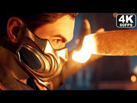 Scorpion Destroys Everyone Fight Scene 4K - Mortal Kombat 1