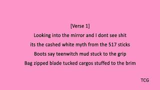 Bones - YouMadeYourBed,NowLieInIt LYRIC VIDEO (NoRedeemingQualities)