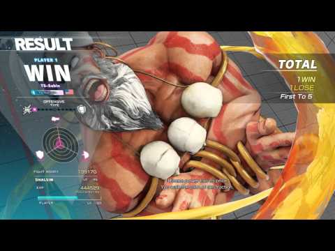 SF5 EU Netplay Sets - UM Tyrant (M. Bison) vs TS Sabin (Dhalsim) [720p/60fps]