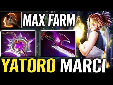 Yatoro Makes Enemies Rage Because Nothing Can Stop his Marci - Dota 2 Pro