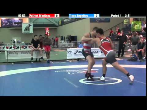 Greco 80 KG Patrick Martinez vs. Trace Engelkes