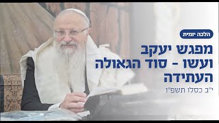 מפגש יעקב ועשו - סוד הגאולה העתידה | הרב שמואל אליהו | הלכה יומית | י״ב כסלו תשפ״ו (הרב שמואל אליהו) - התמונה מוצגת ישירות מתוך אתר האינטרנט יוטיוב. זכויות היוצרים בתמונה שייכות ליוצרה. קישור קרדיט למקור התוכן נמצא בתוך דף הסרטון