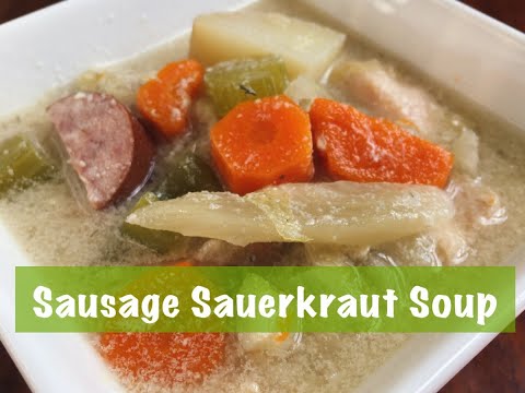 Kitchen of Enders: Sausage Sauerkraut Soup