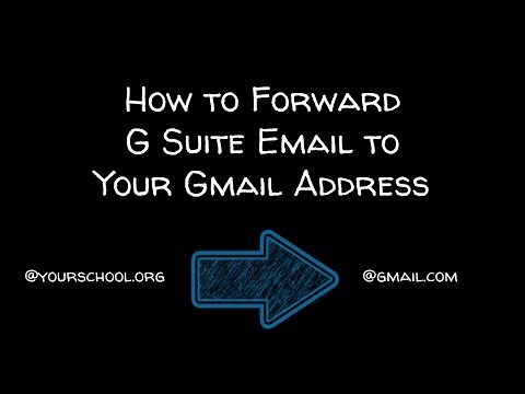 How to forward your G Suite email to a personal Gmail...