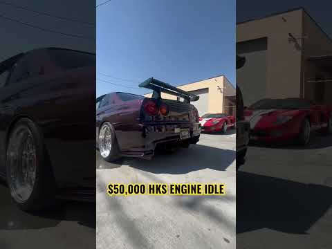 #17 HKS Step 2 engine , first idle sounds great! #r34gtr #skyline #gtr