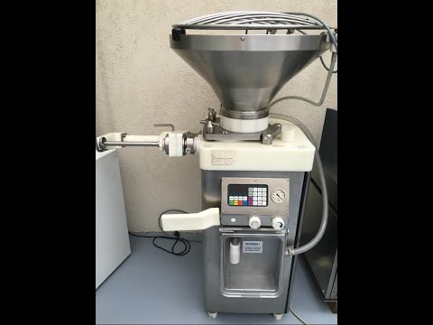 video 1, Poussoir hydraulique à saucisse avec torsadeur