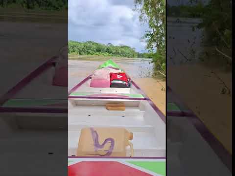 fazendo o furo pra atalhar uma volta descendo o rio juruár