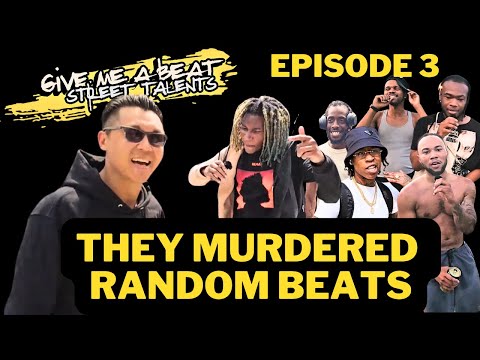 They murdered my beats! | Random Freestyle in New York | Give Me a Beat  | Episode 3